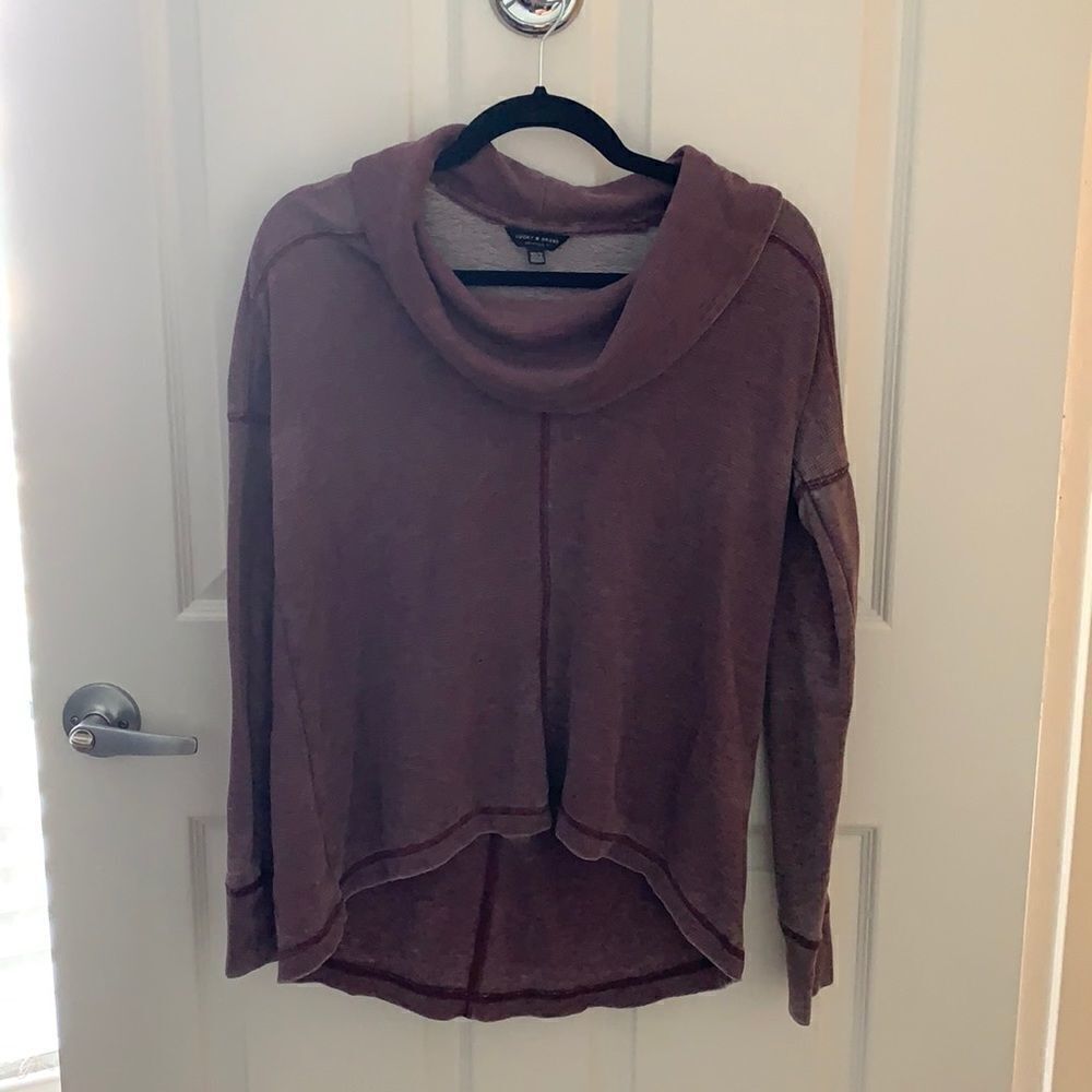 Lucky Brand Oversized Long Sleeve Tee